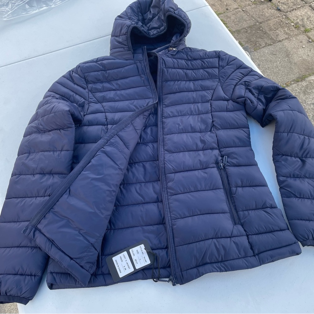 women’s Hooded Winter Coat Warm Puffer Jacket Cotton Coat with Removable Hood